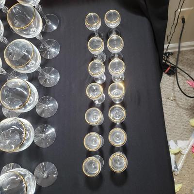 Large Set of Lenox Stemware (O-KD)
