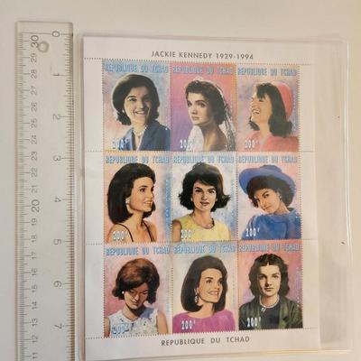 Jackie Kennedy Stamp Sheet