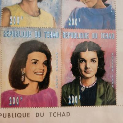Jackie Kennedy Stamp Sheet
