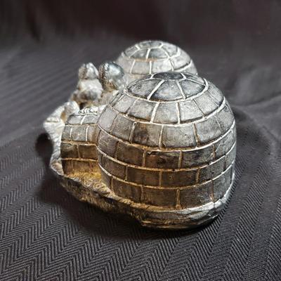 Lladro "Pensive Eskimo Boy" & Nuvuk Igloo & More (O-KD)