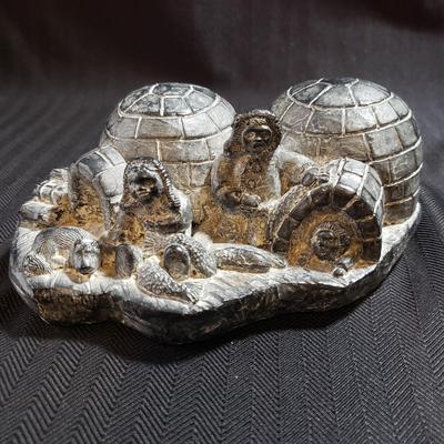 Lladro "Pensive Eskimo Boy" & Nuvuk Igloo & More (O-KD)
