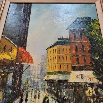 P.G. Tiele Original Oil on Canvas (L-EL)