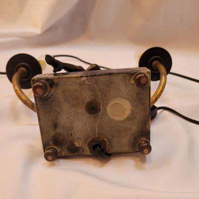 Art Deco Bronze and Marble Lamps (SR-EL)