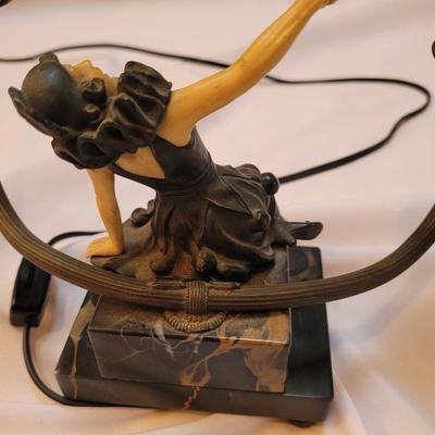 Art Deco Bronze and Marble Lamps (SR-EL)