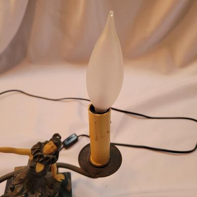 Art Deco Bronze and Marble Lamps (SR-EL)