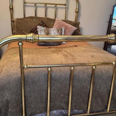 Antique Brass Bed
