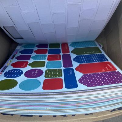 Scrap booking sheets