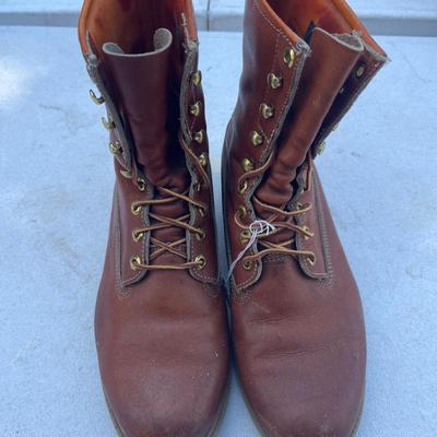 Leather boots timberland