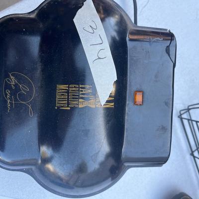 George Forman lean fat grilling machine