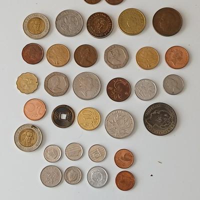 Remainder of Coins from around the world