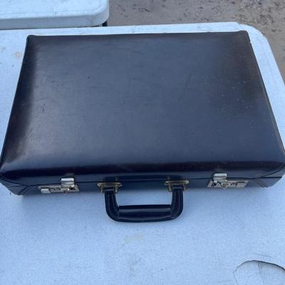 Leather briefcase