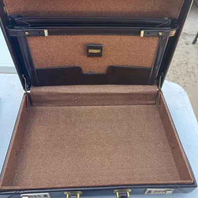 Leather briefcase