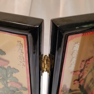 Two Asian Jewelry Boxes and Divider Screen (SR-EL)