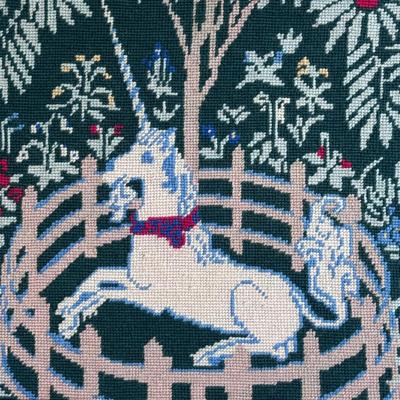 Unicorn in Captivity Framed Needlepoint (GB-DZ)