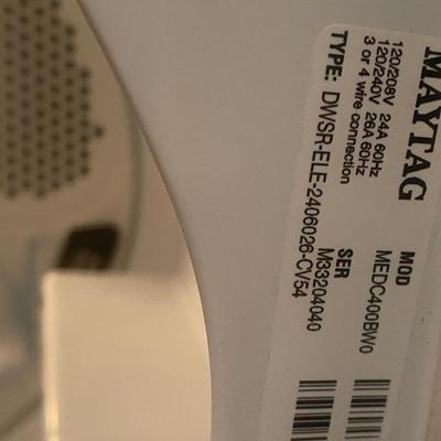MAYTAG ELECTRIC DRYER