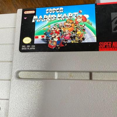 Vintage Nintendo with two games