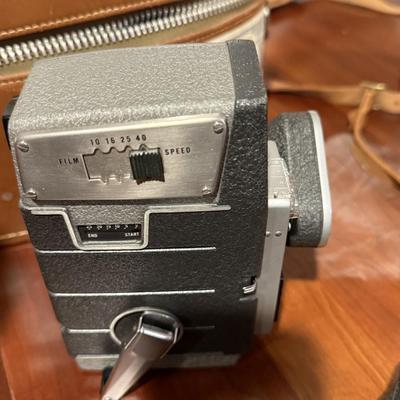 Bell and Howell antique camera and case