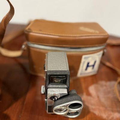 Bell and Howell antique camera and case