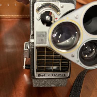 Bell and Howell antique camera and case