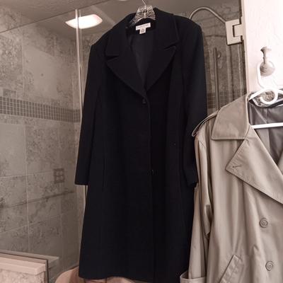 LADIES WOOL AND TRENCH COAT STYLE COATS
