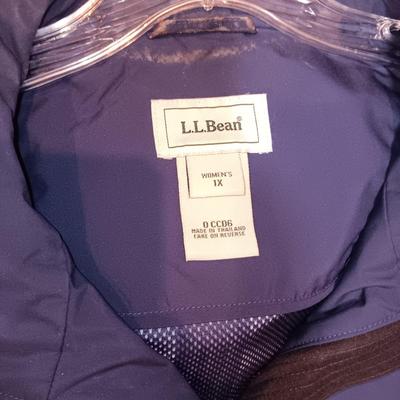 LADIES LL BEAN TRENCH COAT STYLE COATS SIZE 1X