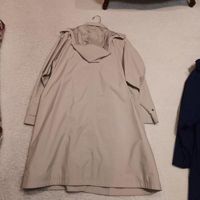 LADIES LL BEAN TRENCH COAT STYLE COATS SIZE 1X