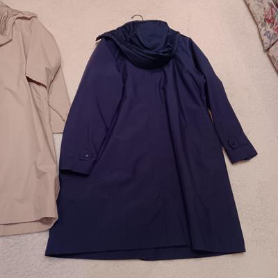 LADIES LL BEAN TRENCH COAT STYLE COATS SIZE 1X