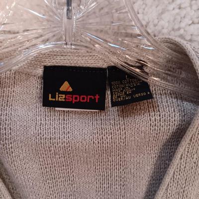 LADIES LL BEAN JACKET (1X) AND LIZ SPORT SWEATER (L)