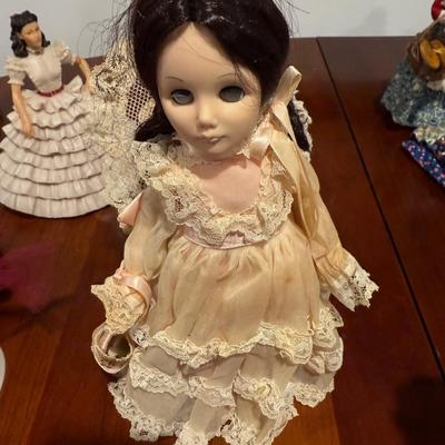 Two antique porcelain dolls