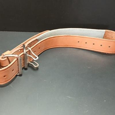Concealed Firearm fanny pack - leather Knife sheath - and a leather field custom rifle sling