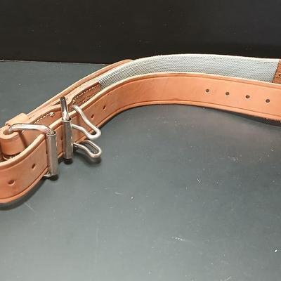Concealed Firearm fanny pack - leather Knife sheath - and a leather field custom rifle sling