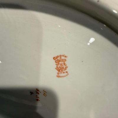 Four pretty plates/platters