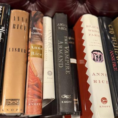 Lot of mostly Ann Rice books
