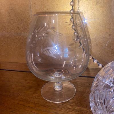 CANDLEWICK SERVING PLATTER, BISCUIT BARREL, BUD VASE AND MORE