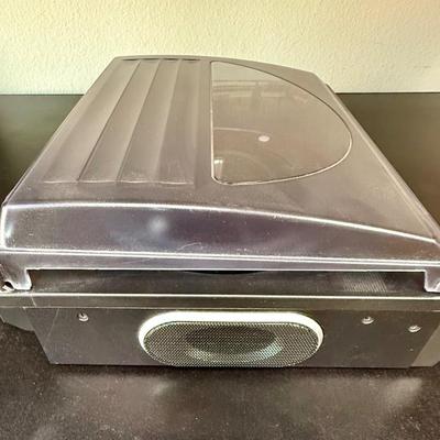 Jensen JTA-230 3 Speed Stereo Turntable with Built in Speakers, Aux in, Vinyl to MP3 Converting/Encoding