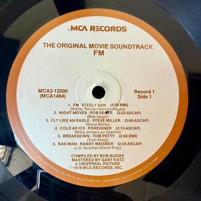 Vintage 33RPM Soundtrack for the Movie “FM”