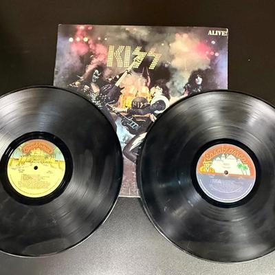 Vintage Pair of KISS Albums