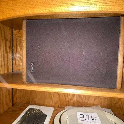 KENWOOD RECEIVER KR-V6010, SONY 5 DISC CHANGER CDP-CE500 WITH ADVENT SPEAKERS.