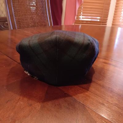 GLENAPPIN OF SCOTLAND FLAT CAP AND 100% WOOL FEDORA SIZE SMALL