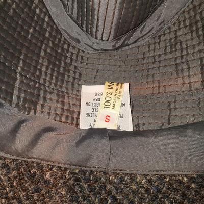 GLENAPPIN OF SCOTLAND FLAT CAP AND 100% WOOL FEDORA SIZE SMALL