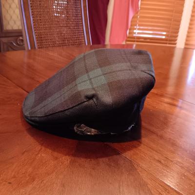 GLENAPPIN OF SCOTLAND FLAT CAP AND 100% WOOL FEDORA SIZE SMALL