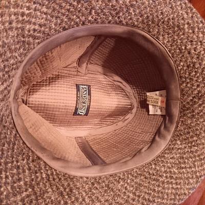 GLENAPPIN OF SCOTLAND FLAT CAP AND 100% WOOL FEDORA SIZE SMALL