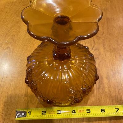 Cabbage Rose Amber Compote