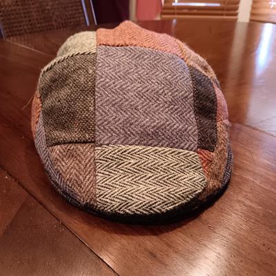 SHANDON HEADWEAR WOOL FLAT CAP WOVEN IN IRELAND AND THE OTHER IS MADE IN GREECE