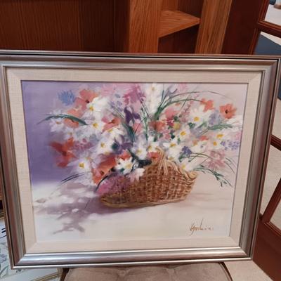 OIL ON CANVAS SIGNED GOODWINE