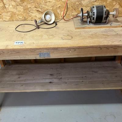 Grinder Attached to Table