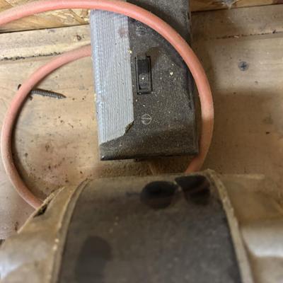 Grinder Attached to Table
