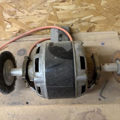 Grinder Attached to Table