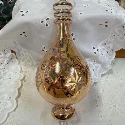 LOT OF 2 Blown Art Glass ORNAMENT