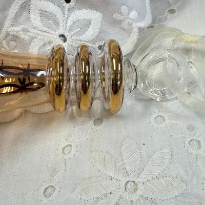 LOT OF 2 Blown Art Glass ORNAMENT